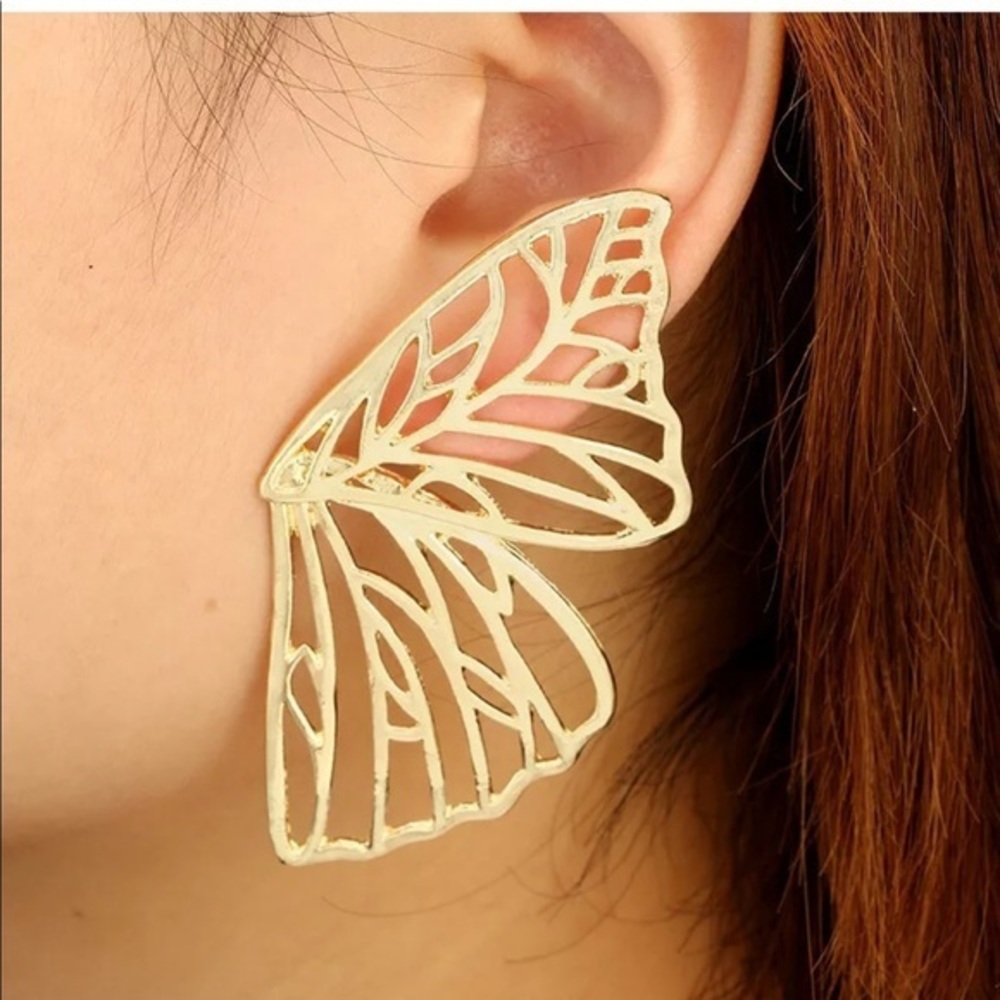 New beautiful butterfly womens earrings